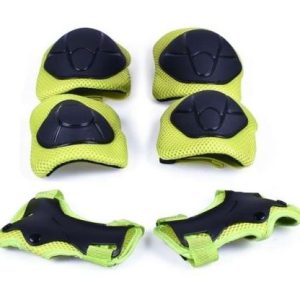 ЗАЩИТА ДИТЯЧА (КИСТІ, ЛІКТІ, КОЛІНА) FSK M01 ЧОРНО-САЛАТНИЙ, S