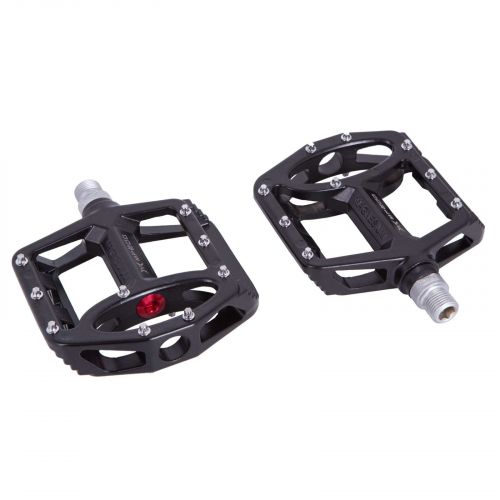 ПЕДАЛІ АЛЮМIНIЙ 101*105ММ MPEDA AL-1 ЧОРНИЙ ПРОМ. ПІДШИПНИК ЗМІННІ ШИПИ, ШИР.ПЛАТФОРМА AM (БРЕНДОВАНЕ ПАКУВАННЯ)