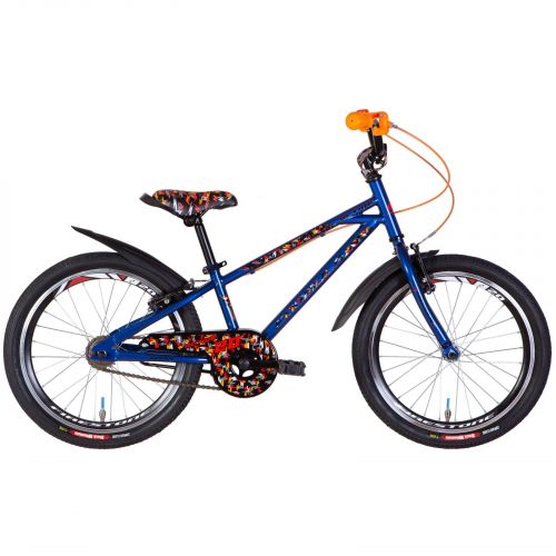 ВЕЛОСИПЕД ST 20" FORMULA ACTIVE VBR РАМА-10" СИНІЙ 2024 КРИЛА, ПІДНІЖКА, ДЗВОНИК