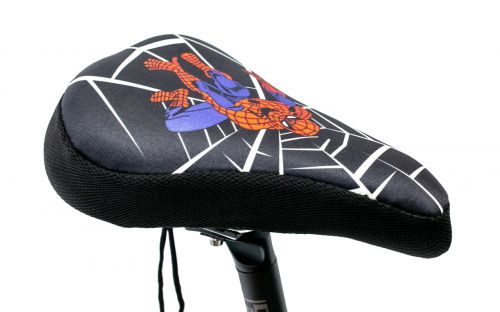 НАКЛАДКА НА ДИТЯЧЕ СІДЛО SPIDER MAN З ГЕЛЕВИМ НАПОВНЮВАЧЕМ 200*150MM ЧОРНО-ЧЕРВОНИЙ