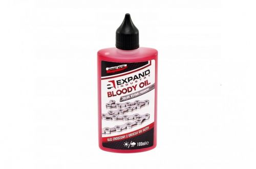 МАСТИЛО ДЛЯ ЛАНЦЮГА ДЛЯ МЕТАЛЕВИХ З'ЄДНАНЬ EXPAND CHAIN BLOODY OIL DRY/WET УНІВЕРСАЛЬН. 100 МЛ