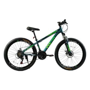 ВЕЛОСИПЕД 26" AL CORSO PULSAR PL-26298 АЛЮМІНІЙ 13", (К-Т SHIMANO) СИНЬО-САЛАТОВИЙ