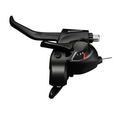 ГАЛЬМ РУЧКА/ШИФТЕР SHIMANO ST-EF41 ЛІВИЙ 3-ШВ, ЧОРНИЙ ОЕМ