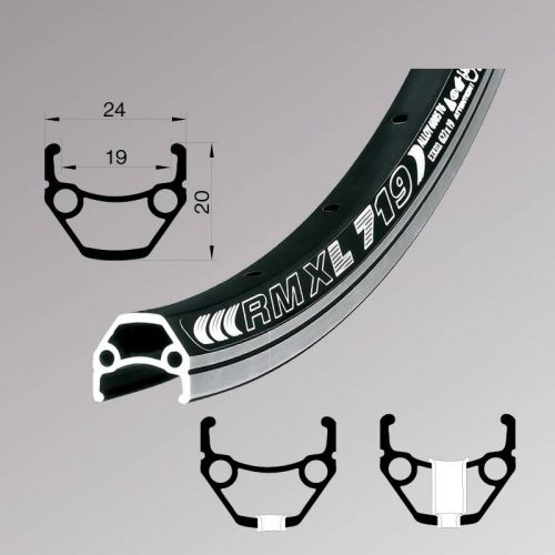 ОБІД REMERX DRAGON LINE RX 719, 28'', 622X19, 36 ОТВ., AV, СІРИЙ, V-BR