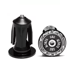 АЛЮМІНІЄВІ ЗАГЛУШКИ ГРІПСІВ В РУЛЬ (ПАРА) ПІД ШЕСТИГРАННИК ЧОРНІ