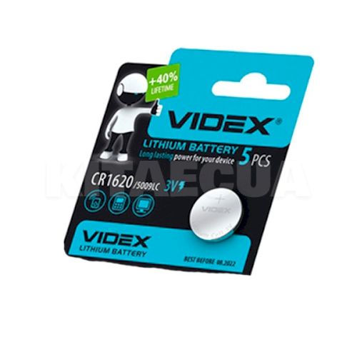 БАТАРЕЙКА CR1620 3V VIDEX