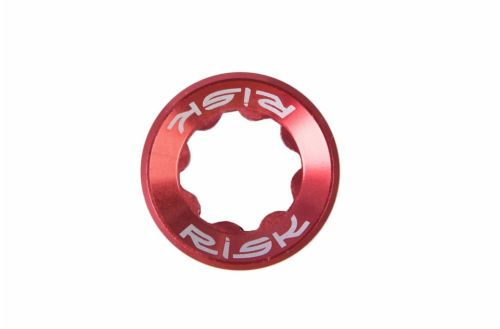 ГАЙКА ДЛЯ ШАТУНА SHIMANO З ІНТЕГРОВ. ВІССЮ AL М20 RISK ЧЕРВОНА