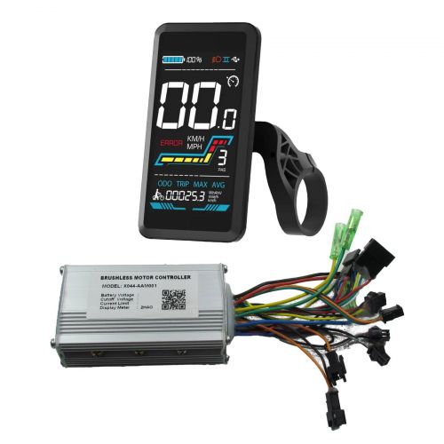 КОНТРОЛЛЕР 36V/48V/18A З ДИСПЛЕЄМ СИНУСНИЙ ДЛЯ ЕЛЕКТРОВЕЛОСИПЕДА 350-500W