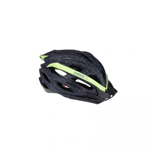 ШОЛОМ ONRIDE GRIP ЧОРНИЙ/ЗЕЛЕНИЙ L (58-61 СМ)