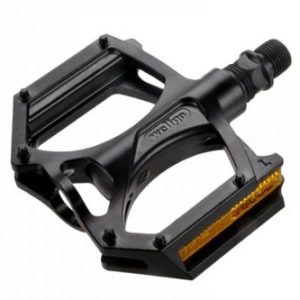 ПЕДАЛІ WELLGO M195DU, АЛЮМІНІЙ (100X100) ПОЛІМЕРНІ (DU), ЧОРНИЙ