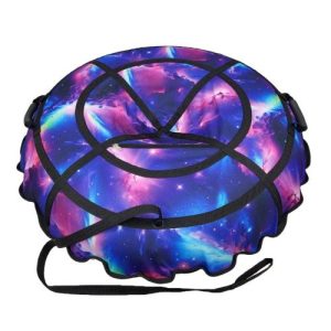 ТЮБІНГ (САНКИ) PREMIUM 100 СМ "СОВИ", ПОСИЛЕНИЙ, ПВХ З КАМЕРОЮ