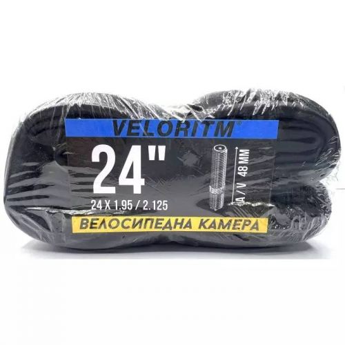 КАМЕРА VELORITM 24Х1.95/2.125 A/V 48ММ, УПАКОВКА-ЦЕЛОФАН