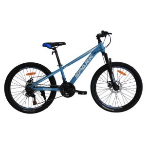 ВЕЛОСИПЕД SPARK RIDE (КОЛЕСА - 24", СТАЛЕВА РАМА - 12") БЛАКИТНИЙ