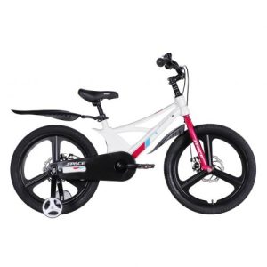 ВЕЛОСИПЕД MG 20" SPACE KID STAR DD РАМА-11" БІЛИЙ З РОЖЕВИМ 2026