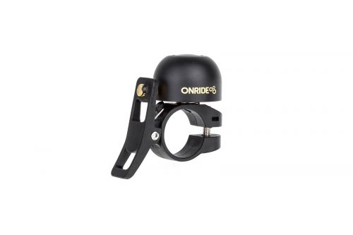 ДЗВОНИК ONRIDE CEBELL МІДНИЙ, Ø КЕРМА 22ММ, ЧОРНИЙ