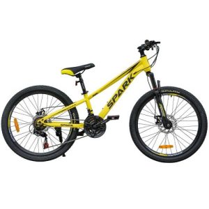 ВЕЛОСИПЕД SPARK RIDE (КОЛЕСА - 24", СТАЛЕВА РАМА - 11") ЖОВТИЙ