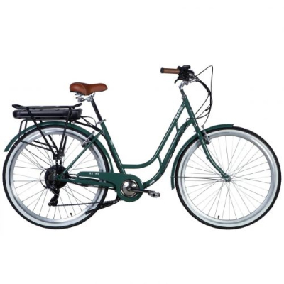 ВЕЛОСИПЕД З ЕЛЕКТРОПРИВОДОМ 28″ ST DOROZHNIK ERETRO VBR FR РАМА-19″ 36B 13А*Г 500ВТ ЗЕЛЕНО-СІРИЙ 2026